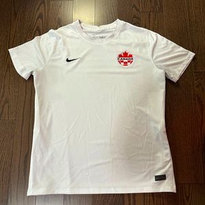 Men’s Nike White Canada Soccer Away Jersey 2022 - XL